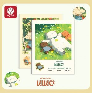 Top 5 dụng cụ học tập mùa tựu trường - Vở 4 ô vuông Hải Tiến Nino 1282, 96 trang, 70gsm